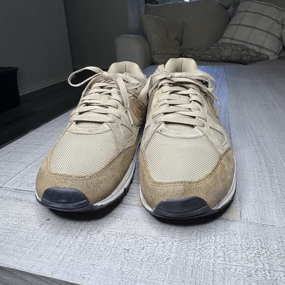 Nike Air Span 2 SE SP19 Mens Sz 12 Parachute Beige Black BQ6052 200 - Picture 2 of 8